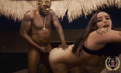 Banging Bartender Squirt Session