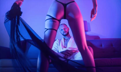 Crystal White’s Surprise Striptease For Marty Dope Ends In Hot Night Sex & Huge Cumshot