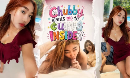Breeding My Chubby Asian Slut Raw No Pullout