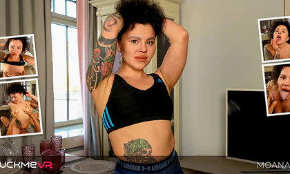 Big Lipped Hottie Moana Lust Makes Cock Cum So Much On Her Tongue