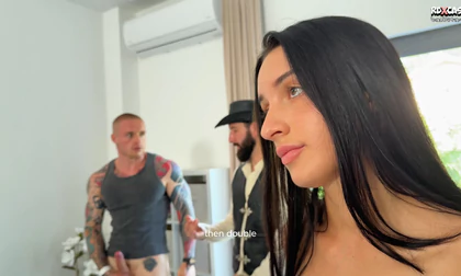 Shy Eva Tender Gets Her Ass and Pussy Destroyed in Hard Double Penetration on the Porn Set! Bts Dirty Talk!